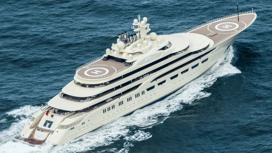 WORLD’S BIGGEST SUPERYACHT PROJECT OMAR AT SEA